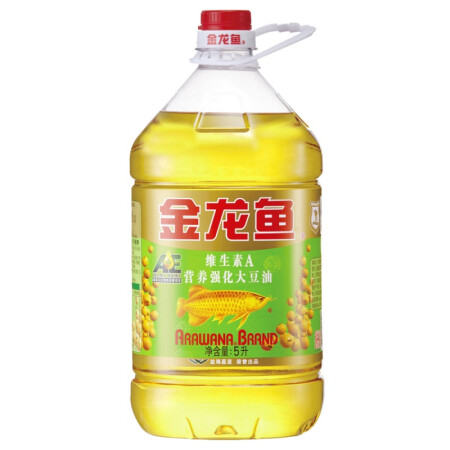 金龙鱼 食用油 AE一级大豆油5L（产品升级，名称&包装更新，新老包装随机发放）