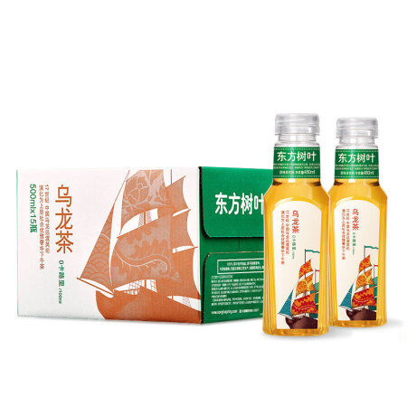 农夫山泉 东方树叶乌龙茶500ml*15瓶 整箱,降价幅度14.8%