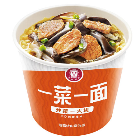 今麦郎 方便面 老爸厨房 一菜一面 蘑菇炒肉浇头