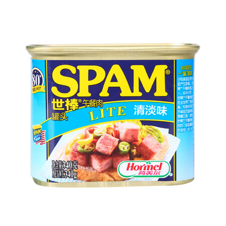 世棒 SPAM 午餐肉罐头 清淡味 340g/盒 火锅食材