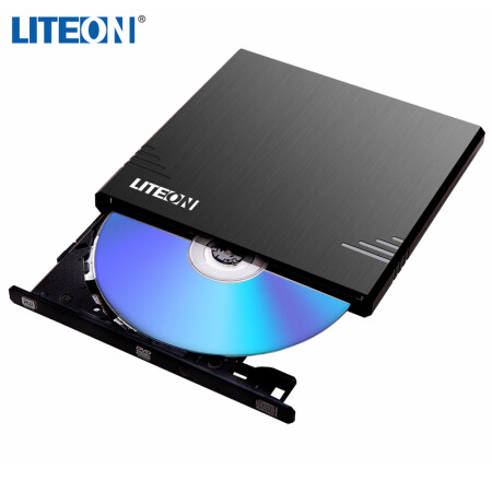 建兴（LITEON）8倍速 USB2.0 外置光驱 CD DVD刻录机 移动光驱 黑色(兼容Win7/8/10/XP/苹果MAC系统/eBAU108),降价幅度13.4%