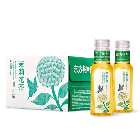 农夫山泉 东方树叶茉莉花茶500ml*15瓶 整箱