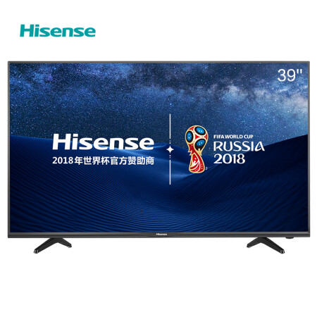 海信（Hisense）LED39EC300D 39英寸 高清蓝光 液晶平板电视 （黑色高光）
