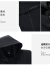 法莎尼亚品牌夹克男装秋新款休闲上衣中年可脱卸帽外套上衣 黑色 195/4XL
