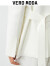 VEROMODA425下架西装外套休闲裤2023新款简约通勤套装女 A06蜜乳白色-上衣 165/84A/M