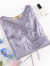 美标（MEIBIAO）商场同款性感短袖真丝睡裙女夏100%桑蚕丝睡衣丝绸蕾丝花边家居服 迷雾紫（19姆米） XL(170/92A)
