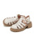 骆驼（CAMEL）罗马凉鞋女夏季新款猪笼鞋厚底舒适休闲包头凉鞋子 L23M714110米色 36