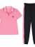 啄木鸟冰丝运动套装女夏季2024新款时尚透气速干短袖休闲两件套 紫色 3XL 建议140-155斤