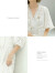 COCOBELLA预售气质优雅V领蕾丝连衣裙度假镂空刺绣柔美长裙FR513 白色 M