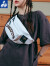 draconite腰包男国潮原创个性印花Logo便携小包潮流休闲运动风包包13421 13421-白
