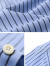 七匹狼【抗皱】条纹短袖衬衫夏季职业装衬衣男男装上衣 113(浅蓝) 175/92A/XL