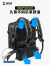 SANWA SUPPLY 山业电脑包 大容量双肩包 商务背包男 防泼水笔记本包 usb充电口 黑色 15.6英寸