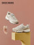 斯凯奇（Skechers）鞋女厚底增高老爹鞋时尚休闲运动鞋149238NAT自然色37.5