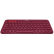 罗技（Logitech） K380多设备蓝牙键盘 便携办公键盘 笔记本电脑平板iPad键盘(红色)