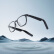 小米（MI）mijia智能音频眼镜方形半框款 小米蓝牙耳机无线非骨传导可换前框近视配镜太阳墨镜
