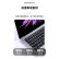毕亚兹 2020新苹果MacBook Air 13 英寸笔记本电脑键盘膜 黑色硅胶隐形保护膜防水防尘A2179/A2337 b82-黑