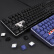 狼蛛（AULA）G908侧刻机械键盘 有线键盘 背光键盘 游戏办公键盘 笔记本电脑外设外接键盘 自营 蓝色白光版 红轴