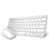 雷柏（Rapoo） 9000M 键鼠套装 无线蓝牙键鼠套装 办公键盘鼠标套装 超薄便携 蓝牙键盘 ipad键盘 白色