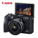 佳能（Canon）EOS M6 Mark II M6二代微单相机 Vlog视频 4K拍摄（15-45mm）黑色 含128G卡+备电+三脚架等配件
