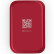 惠普（HP）小印Sprocket 100(红) 手机口袋照片打印机 年会礼品 圣诞节日礼物 蓝牙连接 手账必备