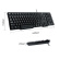 罗技（Logitech）K100 键盘 有线键盘 办公键盘 全尺寸 黑色 自营 经典款 P口