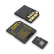 DM大迈 TF（MicroSD）存储卡 SD-T TF转SD小卡转大卡适配器单反相机高速内存卡micro SD卡存储卡卡套