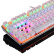 现代（HYUNDAI）HY-MK270B 混光跑马灯金属上盖机械游戏键盘 白色 黑轴