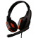 欧凡（OVANN） X1 头戴式专业游戏电脑耳机耳麦 语音带麦克风话筒   黑橙色