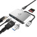 忆捷（EAGET）新款苹果macbook扩展坞USB-C分线器Type-C转接HDMI高清+USB3.0转换器带PD充电读卡器多功能HUB CH36