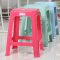 茶花凳子 塑料餐椅子家用办公高凳0823 绿色 【1个】