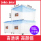 JEKO&JEKO 塑料透明收纳箱大号55L 3只装整理箱衣服收纳盒玩具收纳箱滑轮储物箱 蓝色SWB-5212