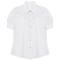 帝黛衬衫女短袖2019夏季新品服饰白色工装修身韩版上衣雪纺衫衬衣大码职业工作女装女士休闲衣服潮 白色款（短袖) L建议（100-110）斤