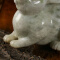 豪斯特丽（HOSTLY） 天然玉石猪兔摆件 整块雕刻 属相摆件 兔摆件