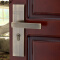 维沙华简欧现代欧式门锁方形把手室内门锁卧室房门锁画线美式门锁 青古铜门锁+3个平开合页+1个门吸