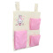 呵宝（HOPE） 婴儿床的收纳袋挂袋床头床边储物袋 粉色 挂袋一个