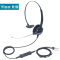 北恩（HION） DH30 呼叫中心专用话务员耳机 客服电脑耳麦 宽频电话耳机头戴式单耳 3.5mm双插头(适用双孔电脑) 单耳