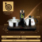 金灶（KAMJOVE） 茶具电磁茶炉 多功能自动上水电茶壶 语音提示功能D605 黑色