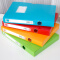 广博(GuangBo)档案盒A4文件盒资料收纳盒35/55mm红蓝黄绿色彩色加厚办公用品 35mm-红色