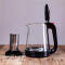 冷水壶家用玻璃凉水壶大容量水杯套装防爆耐热凉水杯子 梯形2L