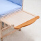 呵宝（HOPE） 婴儿床 实木多功能宝宝床 可变书桌儿童床 原木色床+蚊帐 升级床自带摇+床品(五件套)+椰棕床垫