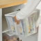 百露密封透明食品收纳盒塑料有盖冰箱冷冻冷藏保鲜盒沥水长方形大小号 米白 5L