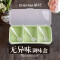 茶花（CHAHUA）  调味罐创意欧式塑料调料盒厨房用品翻盖盐罐调味盒 3格送勺  绿色