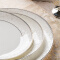 mornenjoy 景德镇陶瓷餐具套装骨瓷碗碟套装创意中式家用盘子碗具碗筷套装 幽香60件豪华配土耳其煲