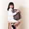 国誉(KOKUYO)日本进口小学生儿童用双肩背包双背带减压护脊防水书包 红WSG-SBR01R