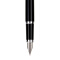 得力(deli)米修斯系列金属质感黑色笔杆银夹钢笔墨水笔 EF尖/明尖S675EF