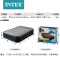 INTEX 3代新款线拉型充气床垫 双人加高气垫床 居家午休床 家用躺椅 折叠床152*203*42（内置电泵）64136