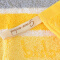 洁丽雅·兰（grace·orchid）毛巾浴巾 洁丽雅兰纯棉彩条净色面巾二条装 黄色