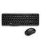 雷柏（Rapoo） X1800S 无线鼠标键盘套装 无线键盘鼠标套装 无线键鼠套装 电脑键盘 笔记本键盘 黑色