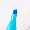 齐心k9036荧光笔标记记号笔彩色学生用糖果色粗划重点一套装萤光银光笔 混色6支装