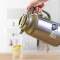 清水（SHIMIZU）保温水壶不锈钢家用暖壶进口玻璃内胆小热水壶便携热水瓶暖瓶 3322 钢本色 1.9
